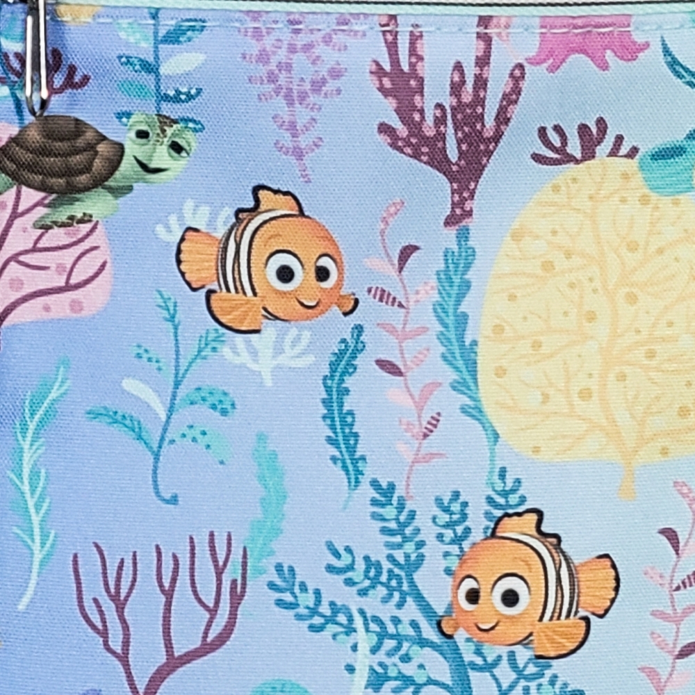 Loungefly Disney Pixar Finding Nemo Coral Reef Passport Crossbody Bag - Picture 3 of 6